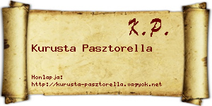 Kurusta Pasztorella névjegykártya